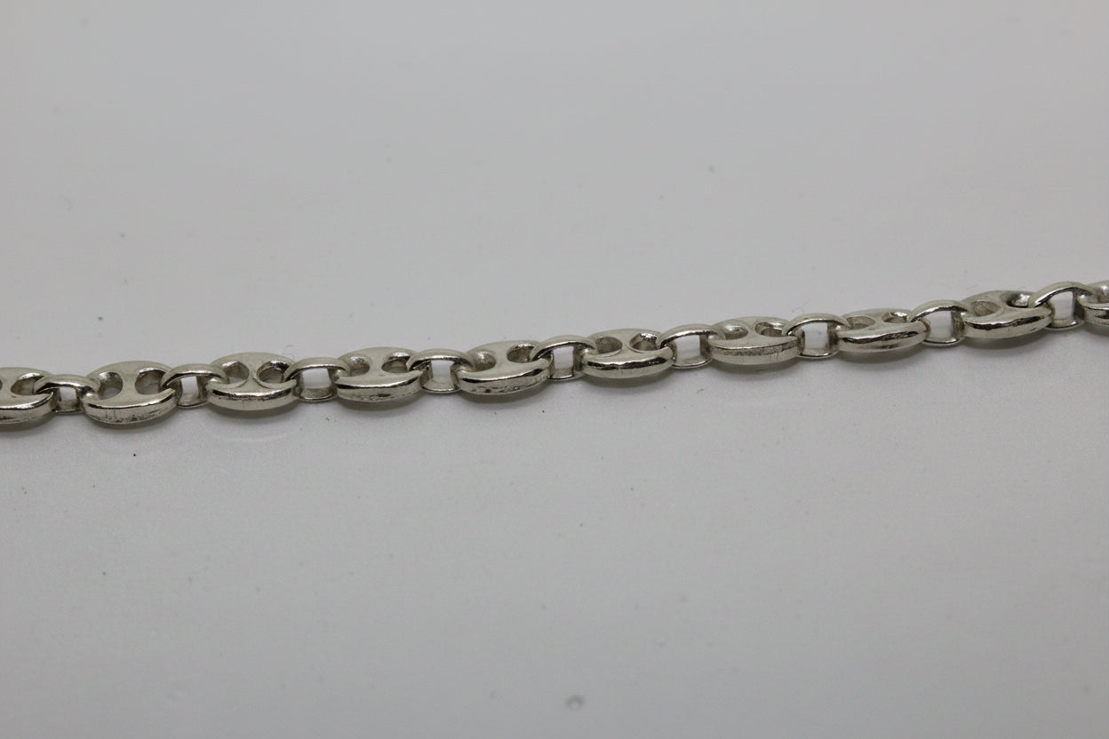 Gioielleria Mele Collana da uomo con maglia marinara in argento Gioielleria Mele