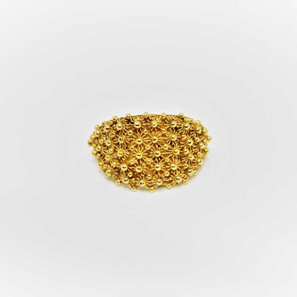 Fede Nuorese a nido d’ape dorata Gioielleria Mele