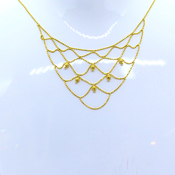 Girocollo da donna in oro giallo 18 Kt Gioielleria Mele