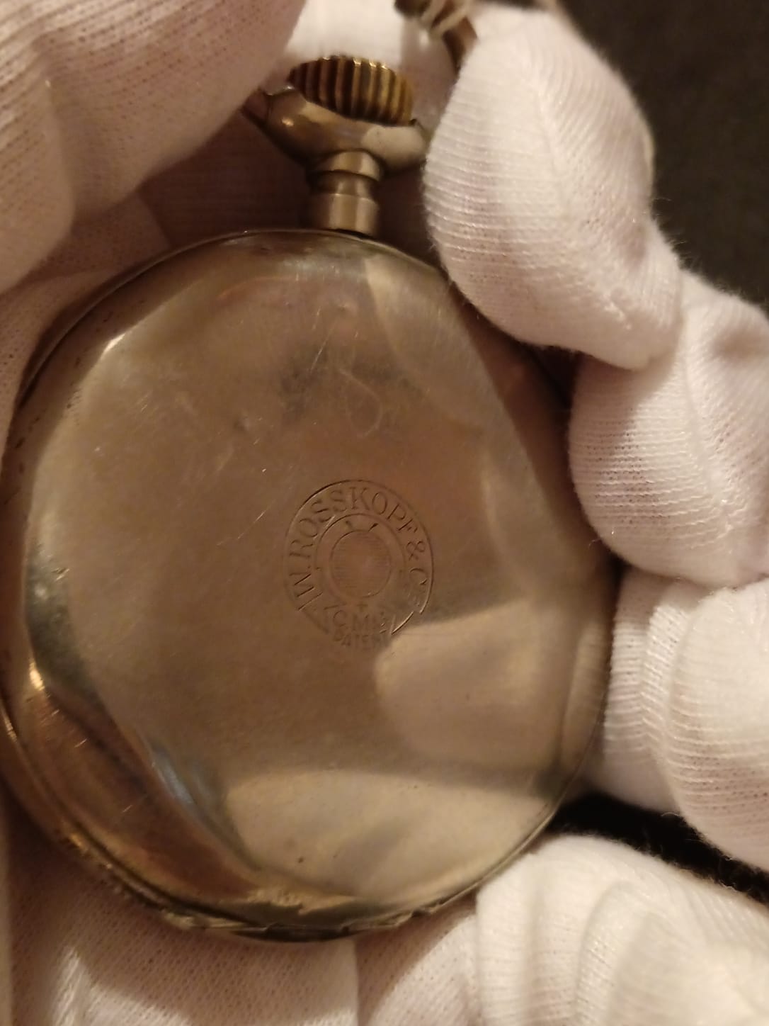 Gioielleria Mele Orologio da Tasca Antico W. Roskopf & Cie – Modello Originale Meccanico a Carica Manuale Gioielleria Mele
