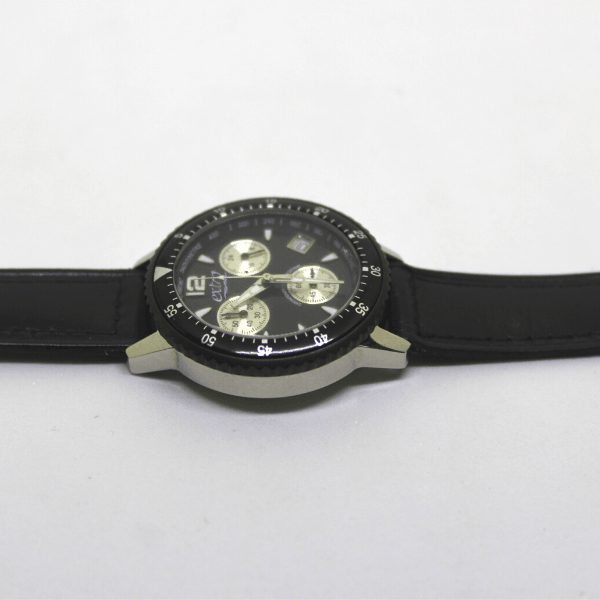 Orologio Extro subacqueo da donna nero in acciaio, cronografo Gioielleria Mele