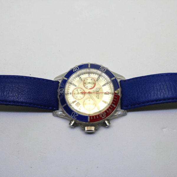 Orologio extro subacqueo da uomo, in metallo, blu Gioielleria Mele