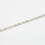 Bracciale Maglia Travertino piatto in argento Gioielleria Mele