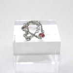 Bracciale con coccinelle in argento rodiato 925% Gioielleria Mele