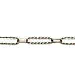 Catena a filo ritorto argento rodiato in filigrana sarda Gioielleria Mele