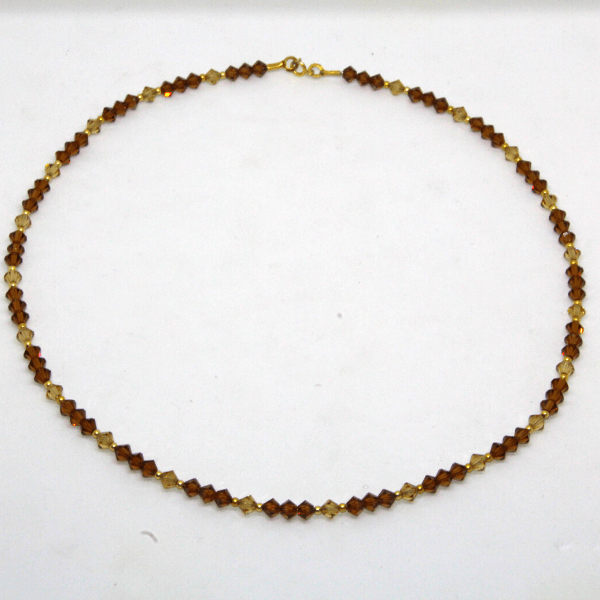 Collana con cristalli Svarowski in oro 750% Gioielleria Mele