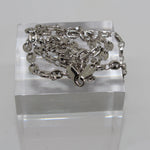 Collana da uomo, maglia marinara in argento Gioielleria Mele