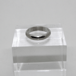 Fede classica rodiata in argento Gioielleria Mele