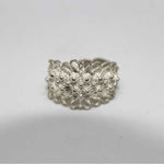 Fede in filigrana sarda a nido d’ape foglie Gioielleria Mele