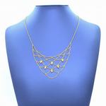 Girocollo da donna in oro giallo 18 Kt Gioielleria Mele