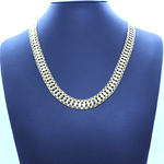 Girocollo da donna largo in oro giallo 18Kt Gioielleria Mele