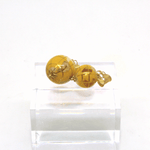 Mappamondo giallo, verde, celeste in argento dorato Gioielleria Mele