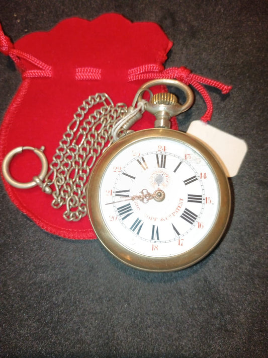 Gioielleria Mele Orologio da Tasca Antico W. Roskopf & Cie – Modello Originale Meccanico a Carica Manuale Gioielleria Mele