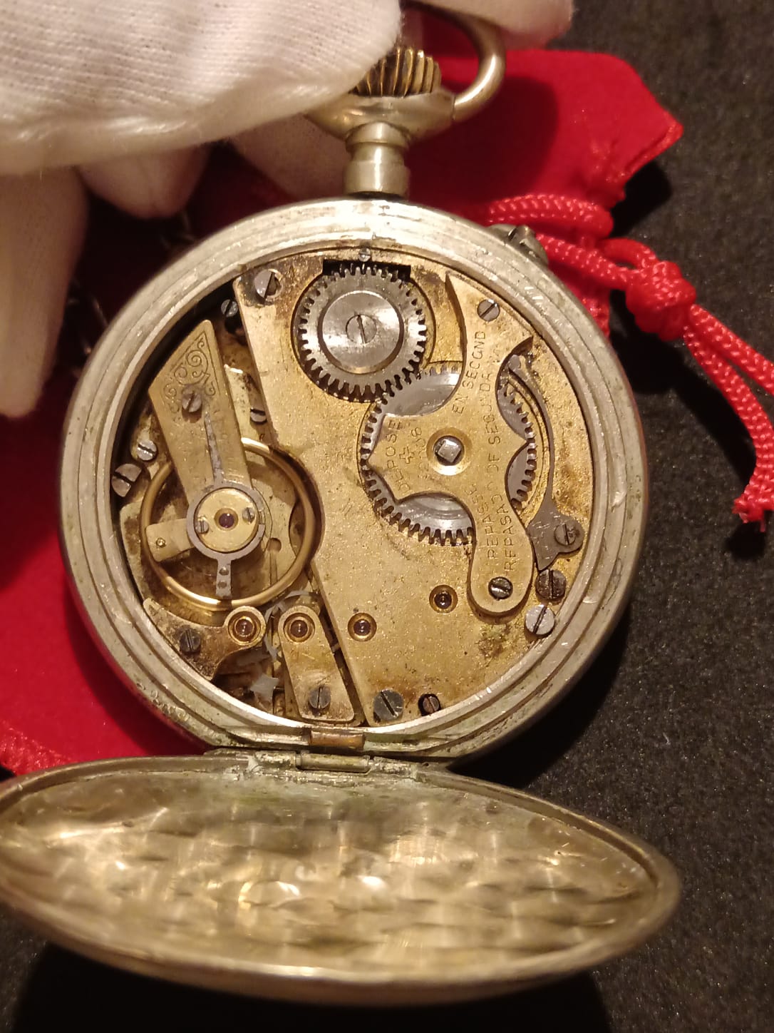 Orologio Tascabile Antico Orologio Da Tasca Antico Roskopf Cie