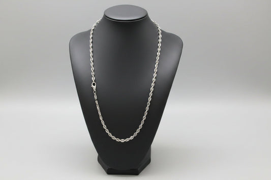 Gioielleria Mele Collana da uomo con maglia marinara in argento Gioielleria Mele