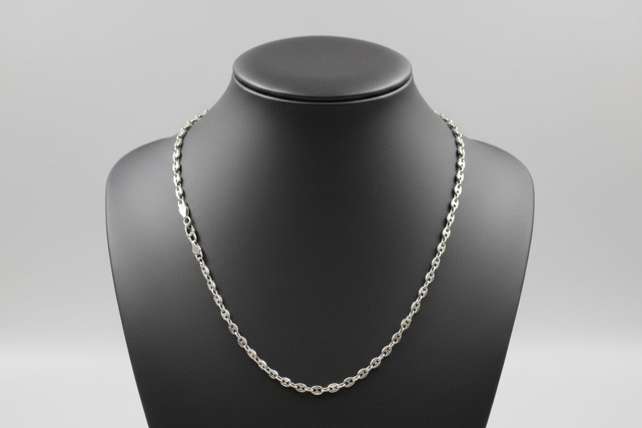 Gioielleria Mele Collana da uomo, maglia marinara in argento Gioielleria Mele