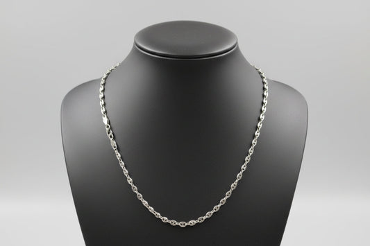 Gioielleria Mele Collana da uomo, maglia marinara in argento Gioielleria Mele