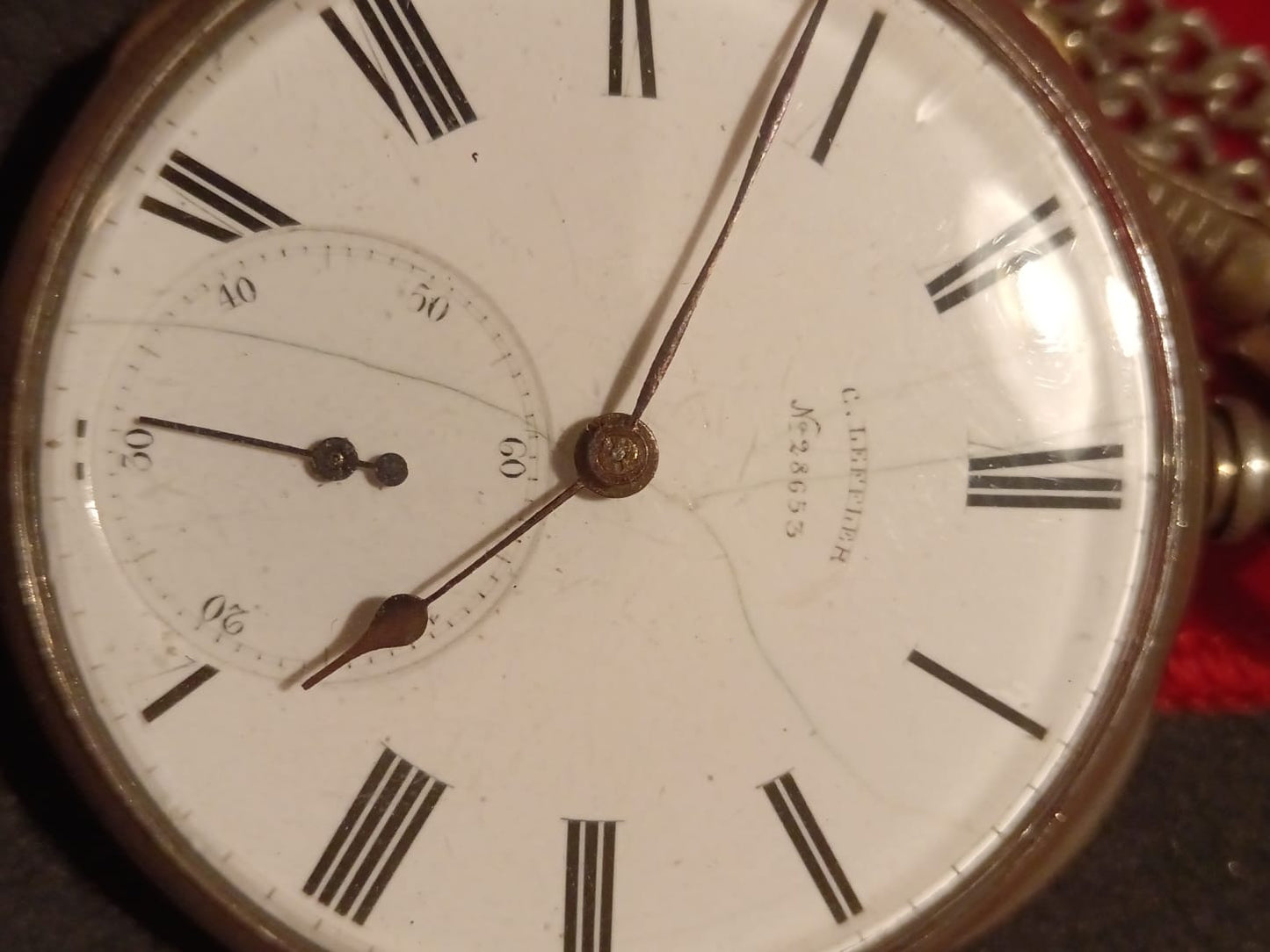 Gioielleria Mele Orologio da tasca  antico C. LEFFLER 1800s vintage Gioielleria Mele