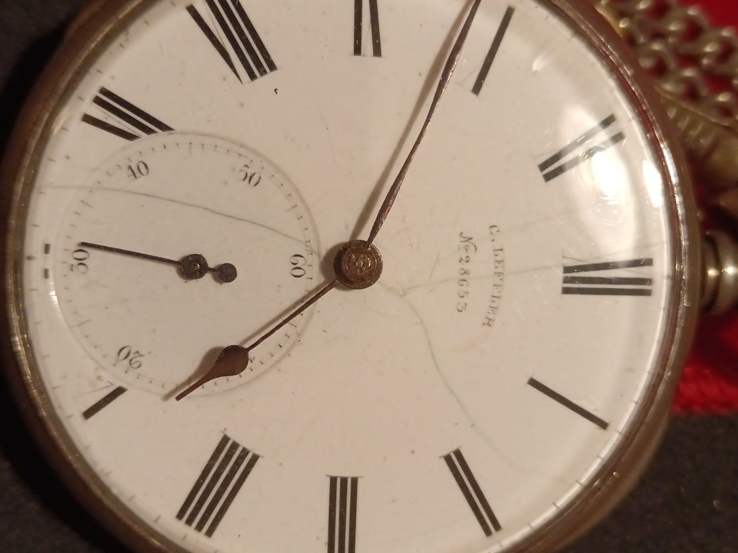 Gioielleria Mele Orologio da tasca  antico C. LEFFLER 1800s vintage Gioielleria Mele