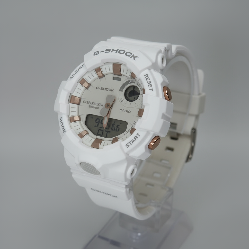 Casio g 2025 shock bianco